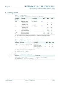 PESD6V0L2UU Datasheet Page 3