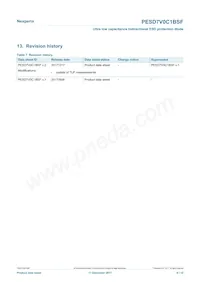 PESD7V0C1BSFYL Datasheet Pagina 9