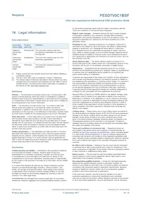 PESD7V0C1BSFYL Datasheet Pagina 10