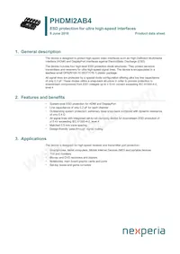 PHDMI2AB4Z Datasheet Cover