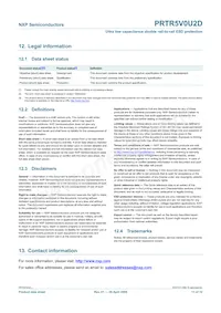 PRTR5V0U2D Datasheet Page 12