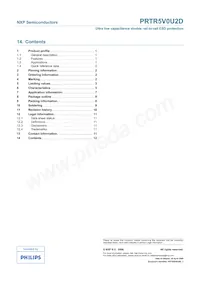 PRTR5V0U2D Datasheet Page 13