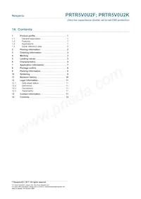 PRTR5V0U2K Datasheet Pagina 12