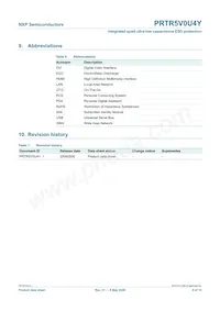 PRTR5V0U4Y Datasheet Page 9