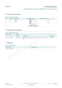 PTVS12VZ1USKYL Datasheet Pagina 2