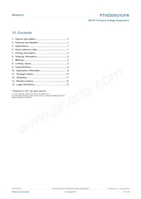 PTVS20VU1UPAZ Datasheet Pagina 14