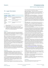 PTVS22VU1UPAZ Datasheet Page 12