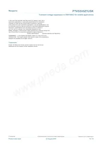 PTVS5V0Z1USKYL Datasheet Page 13