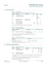 PTVS6V0P1UP Datasheet Page 3