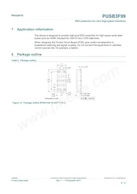 PUSB3F99X Datasheet Page 9