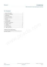 PUSB3FA2Z Datasheet Page 14