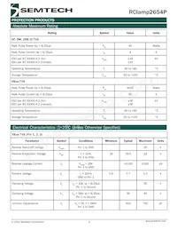 RCLAMP2654P.TCT Datasheet Page 2