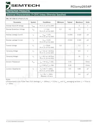 RCLAMP2654P.TCT Datasheet Page 3