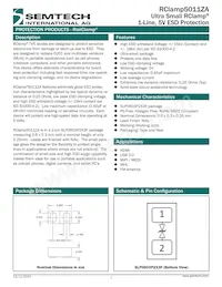 RCLAMP5011ZATFT Datasheet Cover