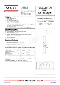 SA33CA-TP Datenblatt Cover