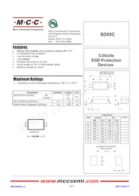 SD05C-TP Datasheet Cover