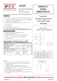 SMBJ130A-TP Datasheet Cover