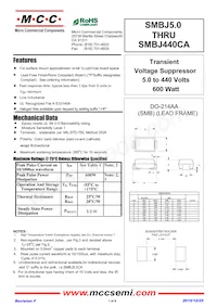 SMBJ300A-TP Datasheet Cover