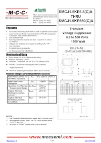 SMCJ1.5KE550CA-TP Datasheet Cover
