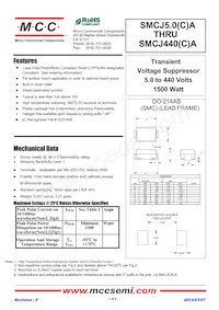 SMCJ160A-TP Datasheet Cover