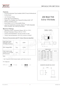 SMF5.0CA-TP Datasheet Cover