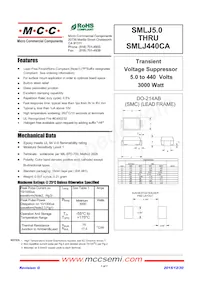 SMLJ24CA-TP Datasheet Cover