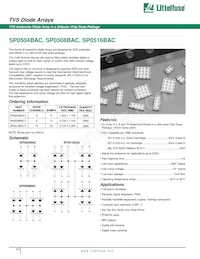 SP0508BACT Datenblatt Cover