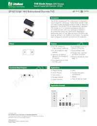 SP1027-01YTG Datasheet Cover