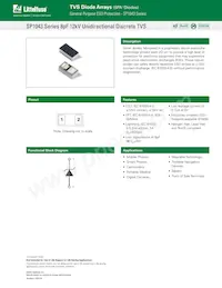 SP1043-01WTG Datasheet Cover