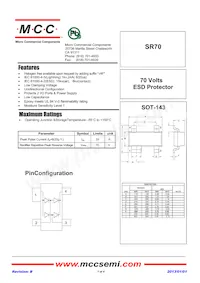 SR70-TP Datasheet Copertura