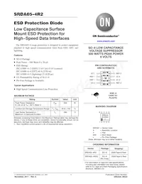 SRDA05-4R2G Datasheet Cover
