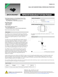 TISP83121DR-S Datasheet Cover