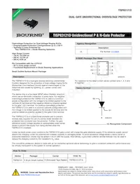 TISP83121DR-S Datenblatt Cover