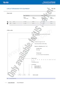 TS-701-HM-35 Datasheet Page 4