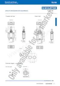 TS-701-HM-35 Datasheet Pagina 5