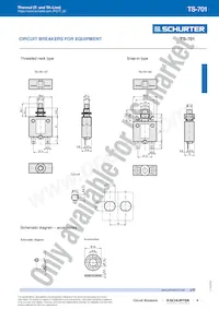 TS-701-HM-35 Datasheet Pagina 9