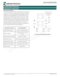 UCLAMP5011ZATFT Datasheet Page 4