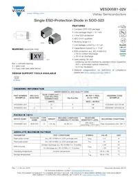 VESD05B1-02VHG3-08 Datasheet Cover