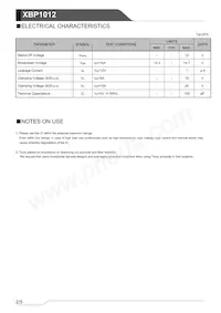 XBP1012-G Datasheet Pagina 2