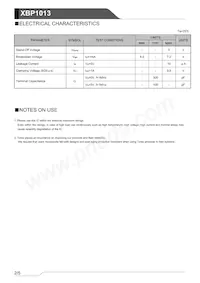 XBP1013-G Datasheet Page 2