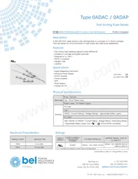 0ADAP0600-RE Datasheet Cover