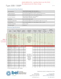 3SBP 15-R Datasheet Pagina 2