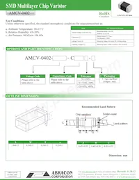 AMCV-0402-090-C180N-T數據表 頁面 2