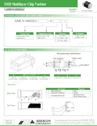 AMCV-0402LC-260-C030Y-T Datenblatt Seite 2