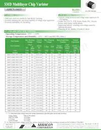 AMCV-0603-180-C800N-T Datasheet Cover