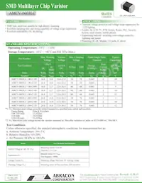 AMCV-0603LC-180-C100N-T Datasheet Cover