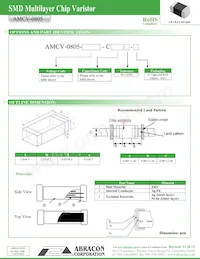 AMCV-0805-300-C500N-T Datasheet Page 2