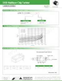 AMCV-1210H-101-T Datasheet Page 2