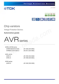AVR-M1608C220KT6AB Datenblatt Cover