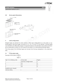 B72210S1390K501 Datenblatt Seite 13